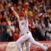 Jay Bruce's walkoff HR sends the Reds to playoffs for first time in 15 years (2010)