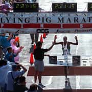 Flying Pig Marathon debuts, grows into one of the city’s touchstones with thousands of participants annually (1999)