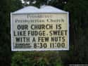Wrap Your Mind Around This One... on Random Most Ridiculous Church Signs