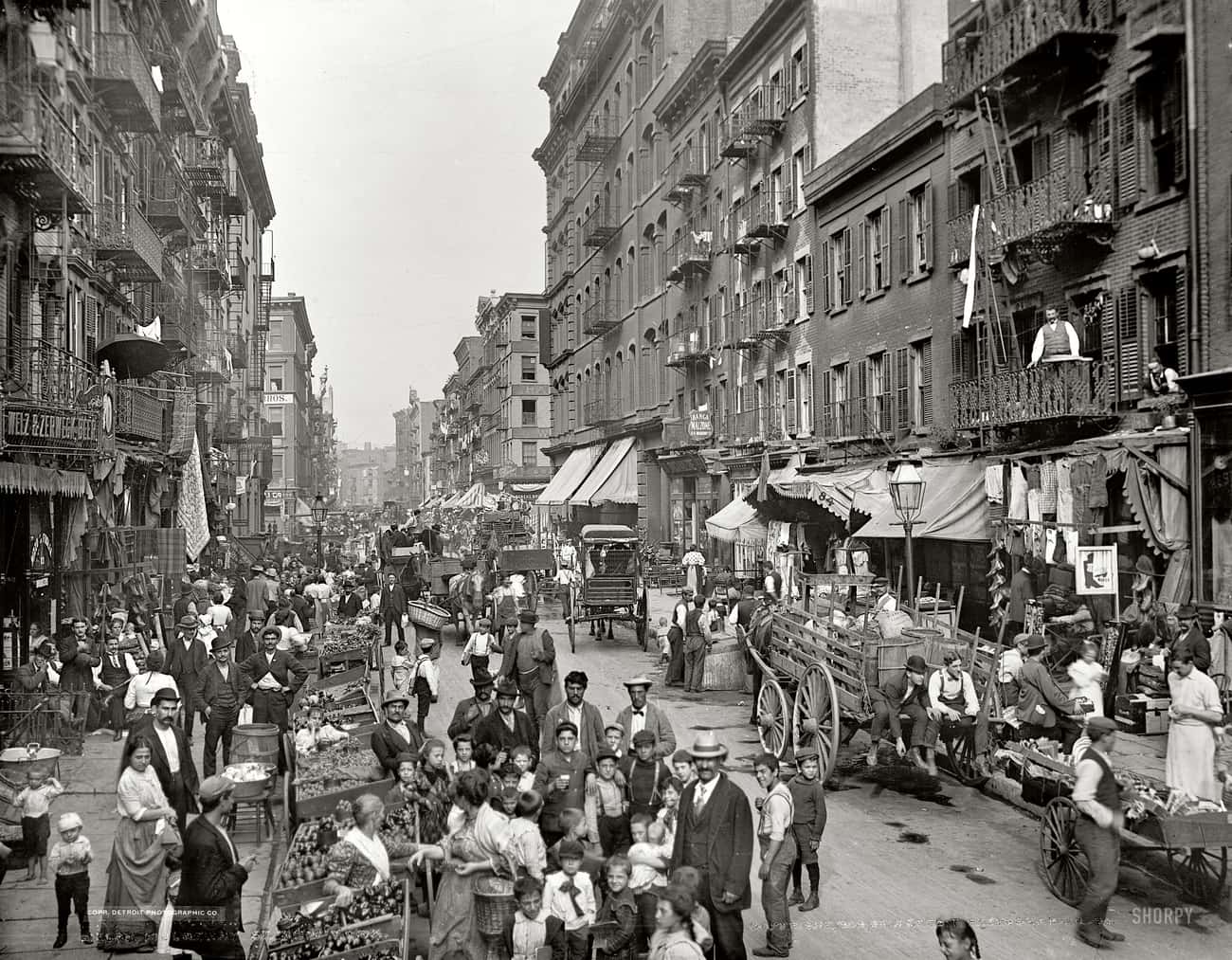Little Italy In New York, 1900