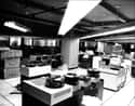 An Office Computer Room, 1983 on Random Incredible Vintage Photos