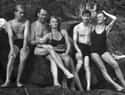 Lounging In Swimwear, 1947 on Random Incredible Vintage Photos