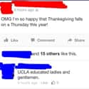 As Opposed To... ? on Random Huge Thanksgiving FAILs