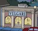 Vulgari on Random Funniest Business Names On 'The Simpsons'