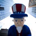 Leering Uncle Sam on Random Creepiest Macy's Thanksgiving Day Parade Balloons