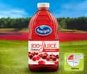 Ocean Spray 100 Percent Juice Cranberry on Random Best Ocean Spray Flavors