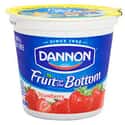 Strawberry Fruit on the Bottom on Random Best Dannon Yogurt Flavors