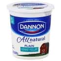 All Natural Plain Nonfat on Random Best Dannon Yogurt Flavors