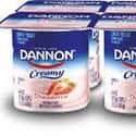 Dannon Creamy Peach on Random Best Dannon Yogurt Flavors