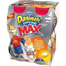 Orange Cream Extreme Danimals Smoothie Max on Random Best Danimals Yogurt Flavors