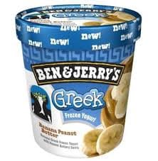 Banana Peanut Butter Greek Frozen Yogurt on Random Best Ben Jerry's Greek Frozen Yogurt Flavors