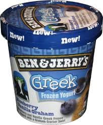 Blueberry Vanilla Graham Greek Frozen Yogurt on Random Best Ben Jerry's Greek Frozen Yogurt Flavors