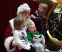 One Tries to Make an Escape on Random Kids Who Are Terrified of Santa Claus