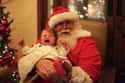 This Baby Is Too Young To Know Santa's Secrets on Random Kids Who Are Terrified of Santa Claus