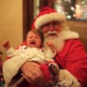 This Baby Is Too Young To Know Santa's Secrets on Random Kids Who Are Terrified of Santa Claus