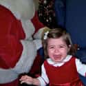 Santa's Face Says It All on Random Kids Who Are Terrified of Santa Claus