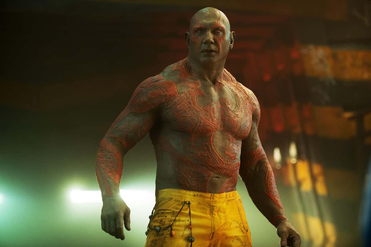 Dave Bautista&#39;s Makeup Took Five Hours a Day and He Never Sat Down