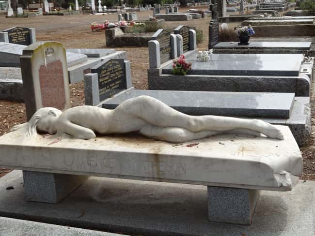 Eternal Slumber is listed (or ranked) 5 on the list Weirdly Fascinating And Bizarre Gravestones From Around The World