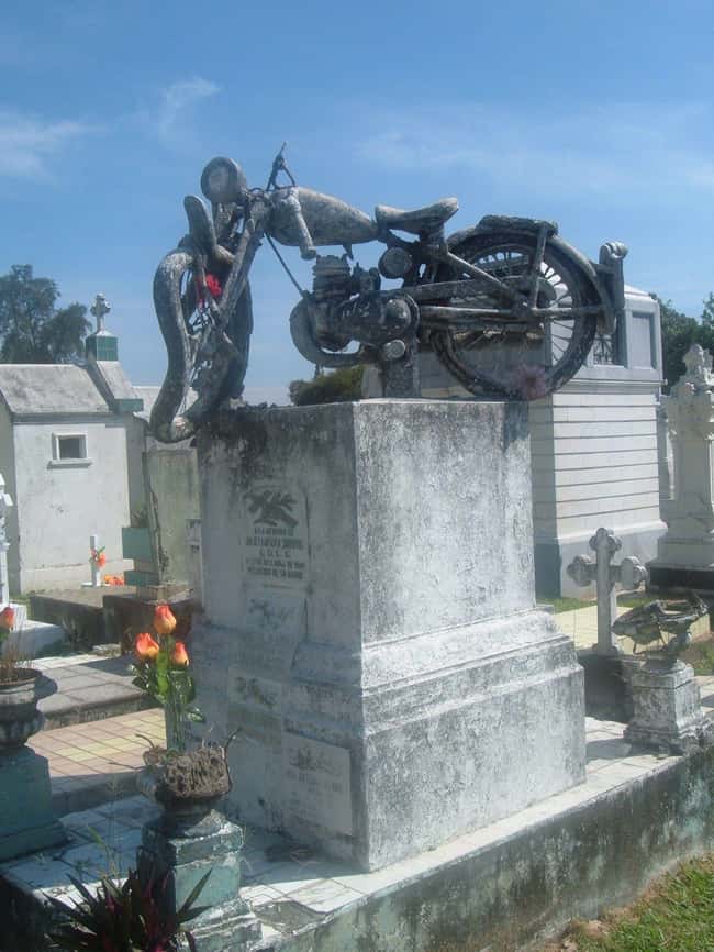 A Rider Forever is listed (or ranked) 15 on the list Weirdly Fascinating And Bizarre Gravestones From Around The World