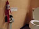 Wait. What? WHY. on Random Funny Photos of Elf on the Shelf Gone Bad