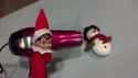 Oh No! Frosty! on Random Funny Photos of Elf on the Shelf Gone Bad