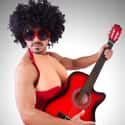 A very buff musical lady. on Random Craziest Stock Photos on the Internet