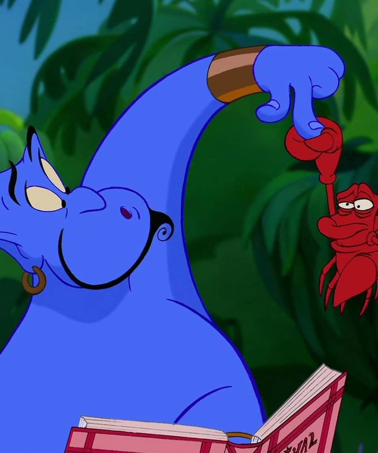 Sebastian from The Little Mermaid Has a Cameo  in Aladdin