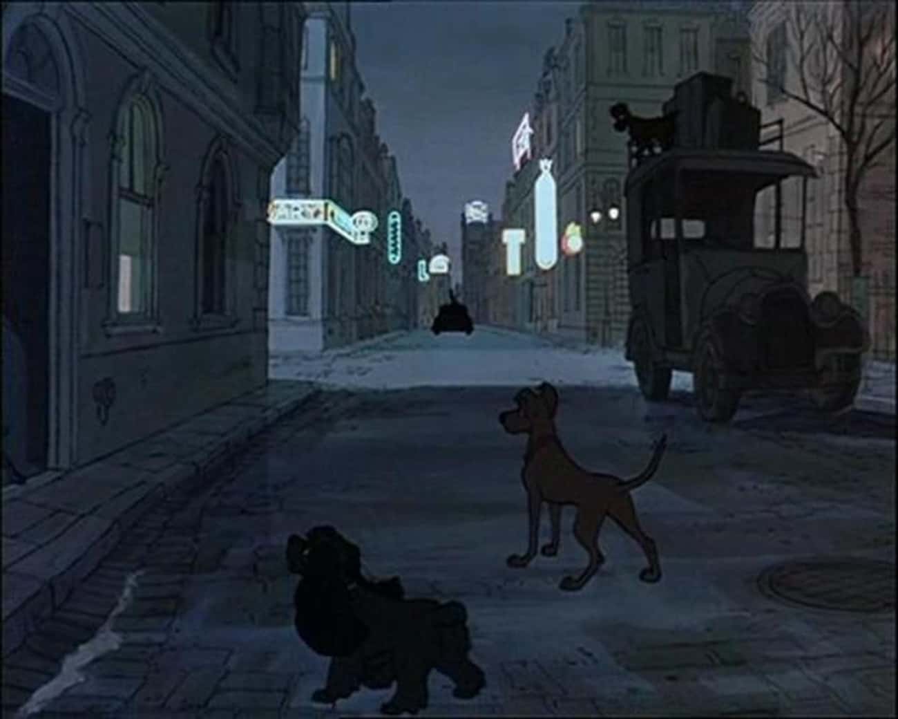 Lady and the Tramp Make a Cameo in 101 Dalmations