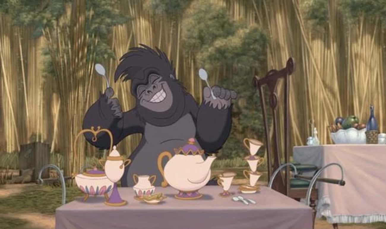 'Tarzan' Features Mrs. Potts And Chip From 'Beauty And The Beast'