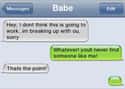 The Same Page Split on Random Breakup Texts That Are So Awful They're Amazing