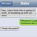 The Same Page Split on Random Breakup Texts That Are So Awful They're Amazing