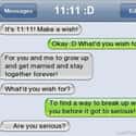 The Way Late Wish Maker on Random Breakup Texts That Are So Awful They're Amazing