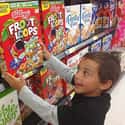 Know That Your Kid's Love of Cereal Is No Accident on Random Genius Grocery Shopping Hacks