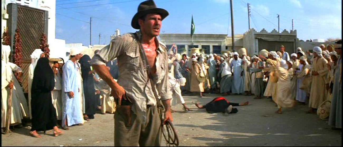 In Raiders of the Lost Ark, the Shooting of the Swordsman Was Not Scripted