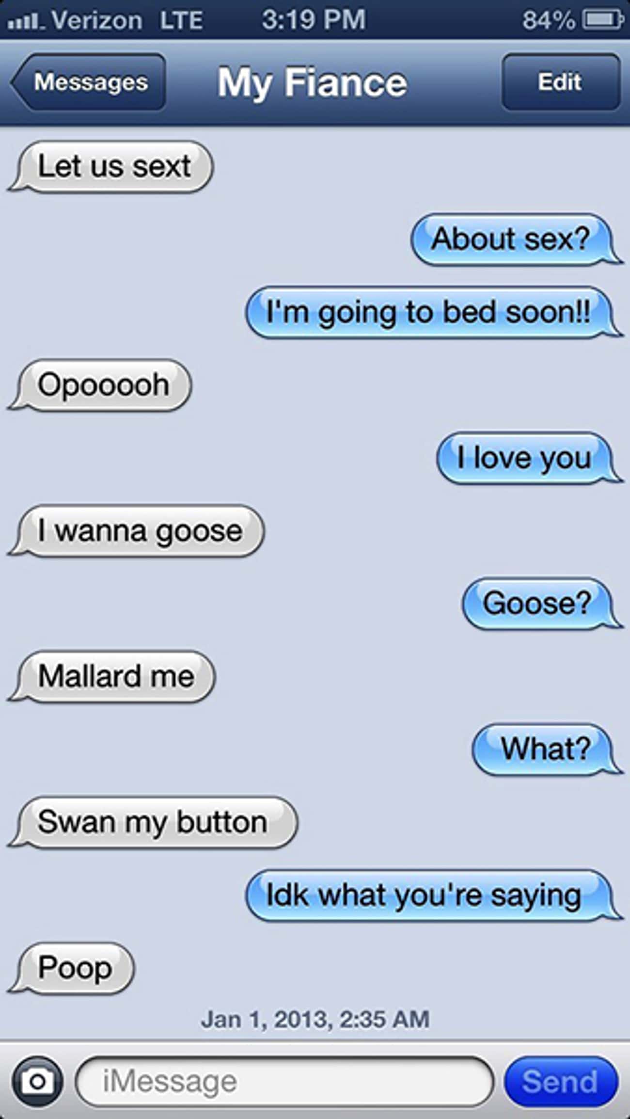 Birds of a Feather Drunk Text Together