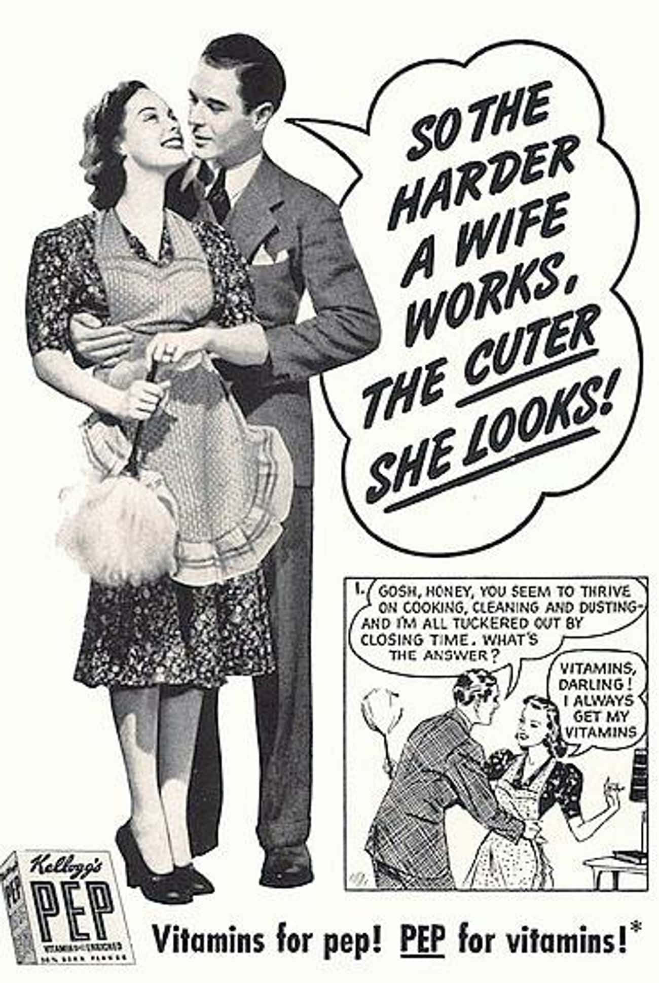 'So The Harder A Wife Works, The Cuter She Looks'
