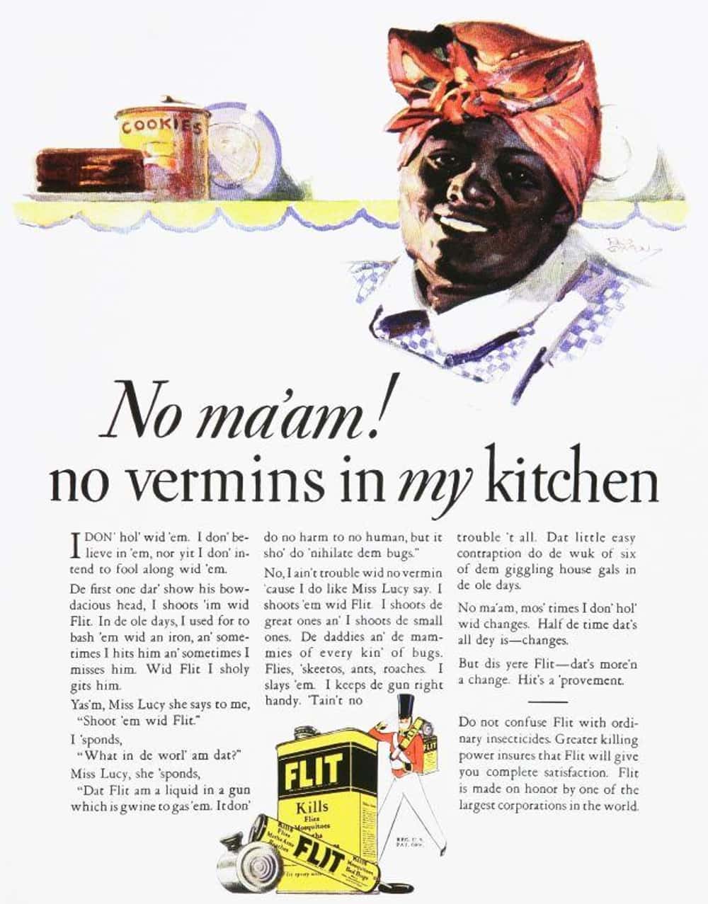 Yes Ma'am! The Racist Ghost of is listed (or ranked) 31 on the list Vintage Ads That Are Horribly Racist