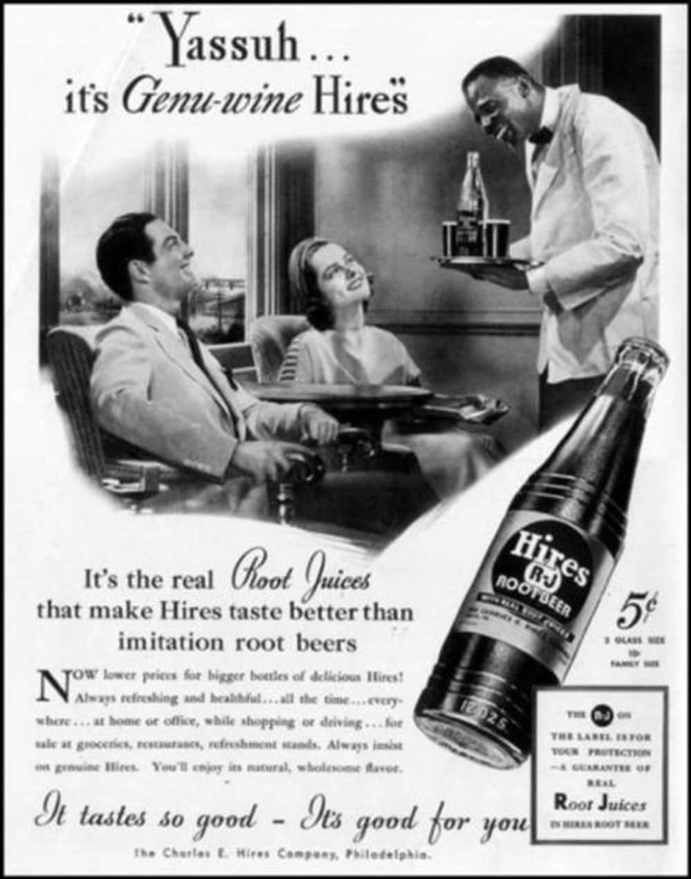 Yassuh, It's Genu-Wine Racism! is listed (or ranked) 19 on the list Vintage Ads That Are Horribly Racist