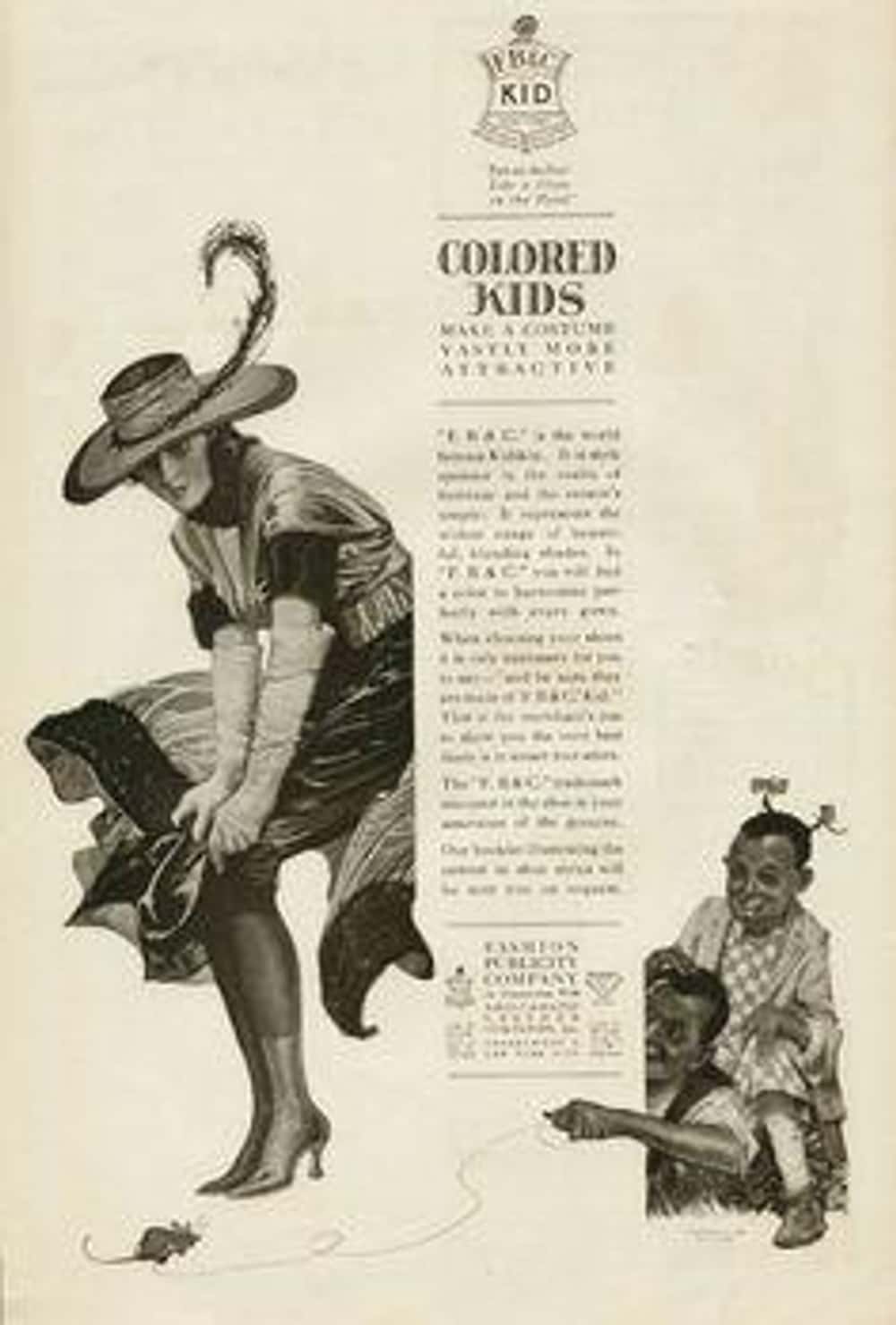 The Black Children Are a Pun o is listed (or ranked) 28 on the list Vintage Ads That Are Horribly Racist