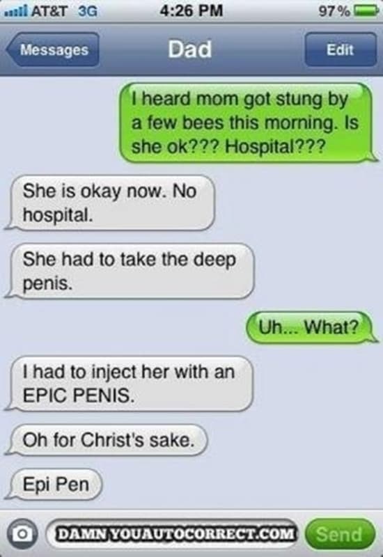 Funny Autocorrect Fails Best Auto Correct Mistakes