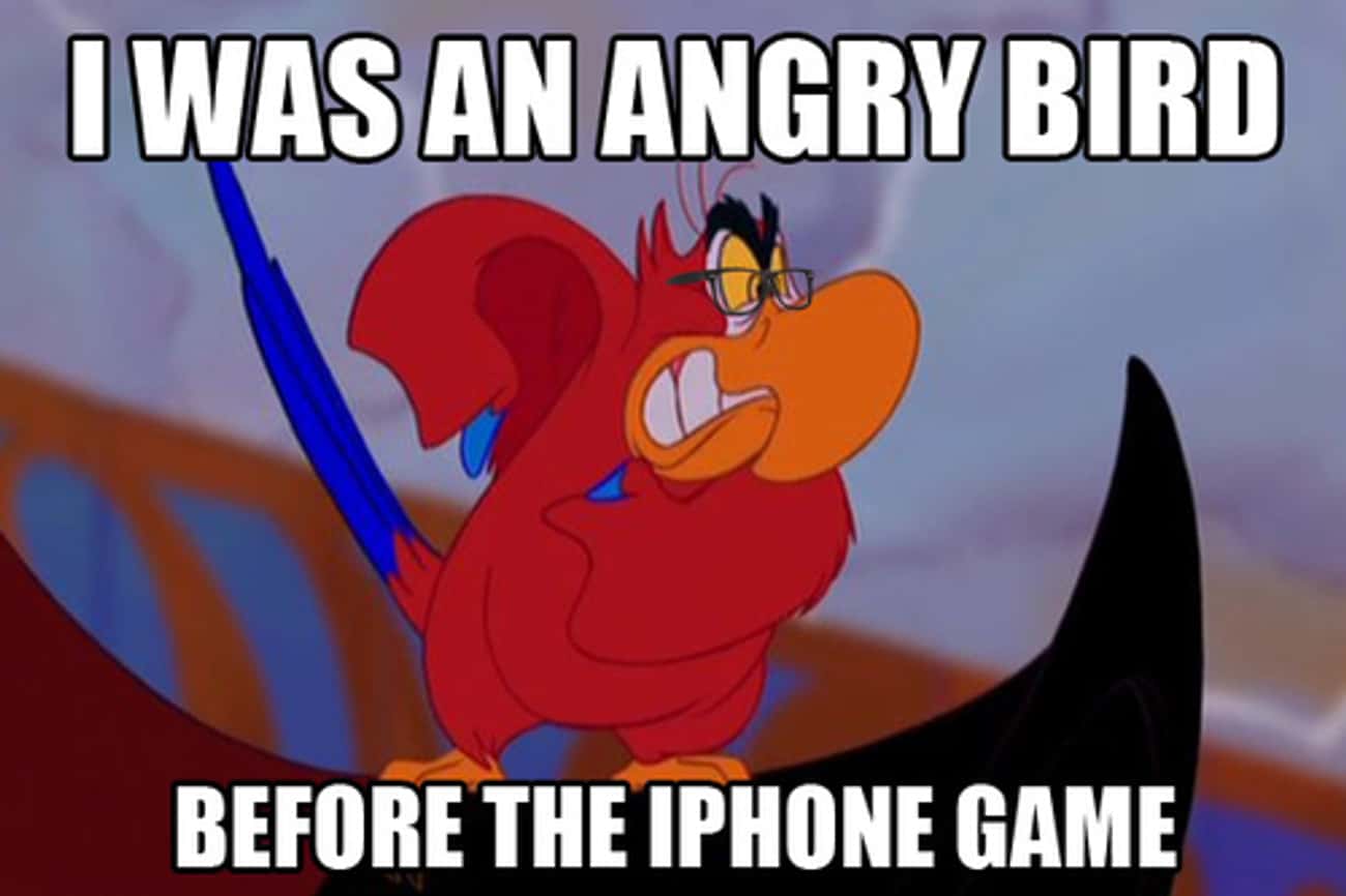 Включи конечно 3. Дисней Мем. Алладин Angry Birds. Disney Angry. Хипстер Мем.