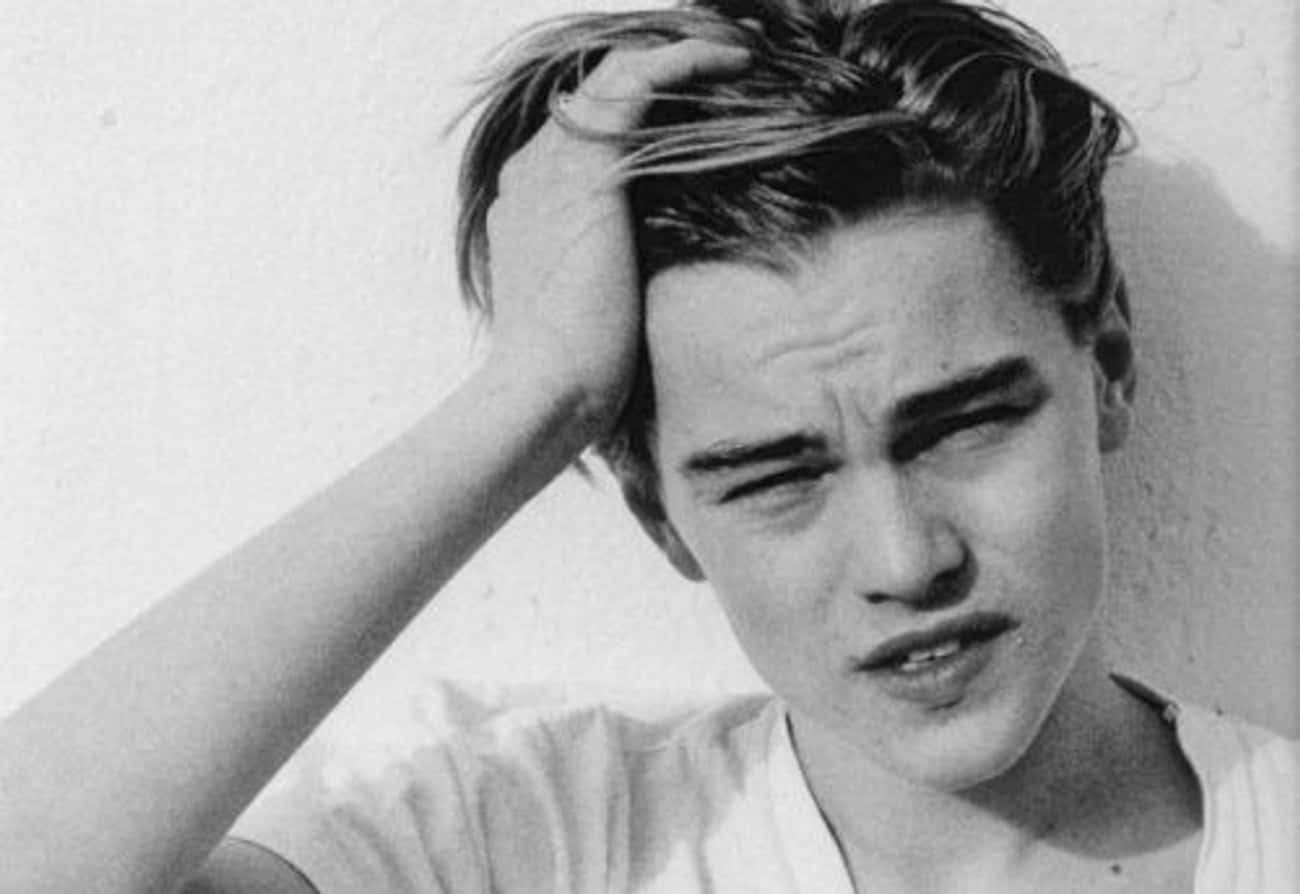 Young Leonardo DiCaprio Doesn't Like The Sun
