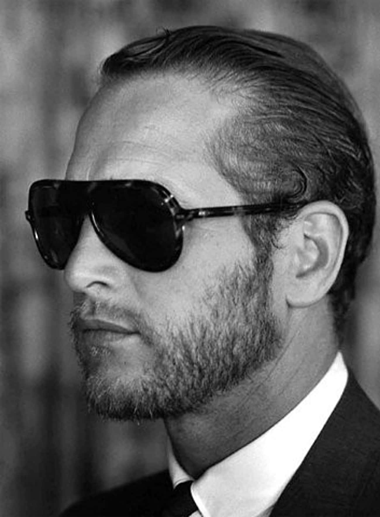 Young Paul Newman Wearing Sunglasses