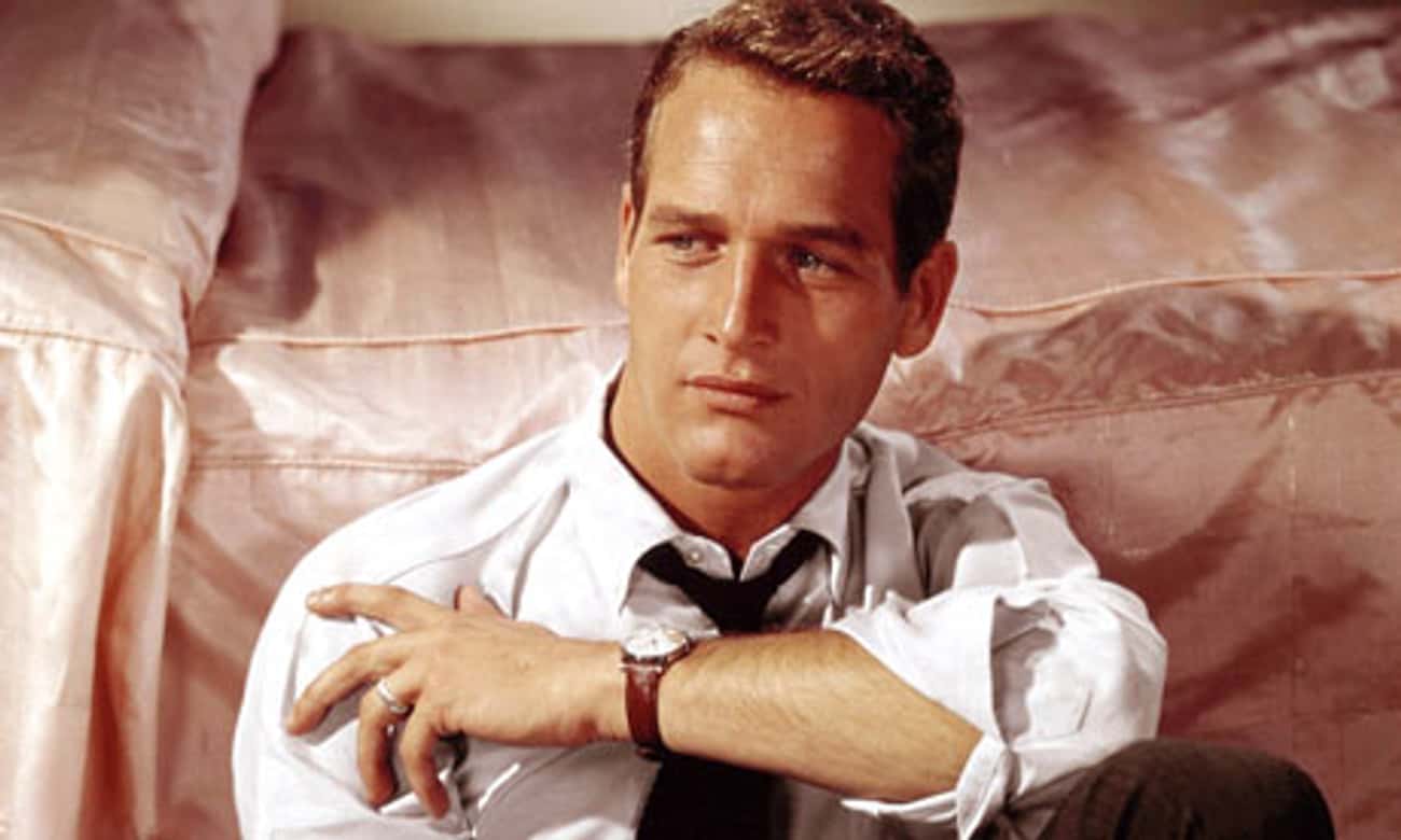 Young Paul Newman Semi-Closeup Pose in Color