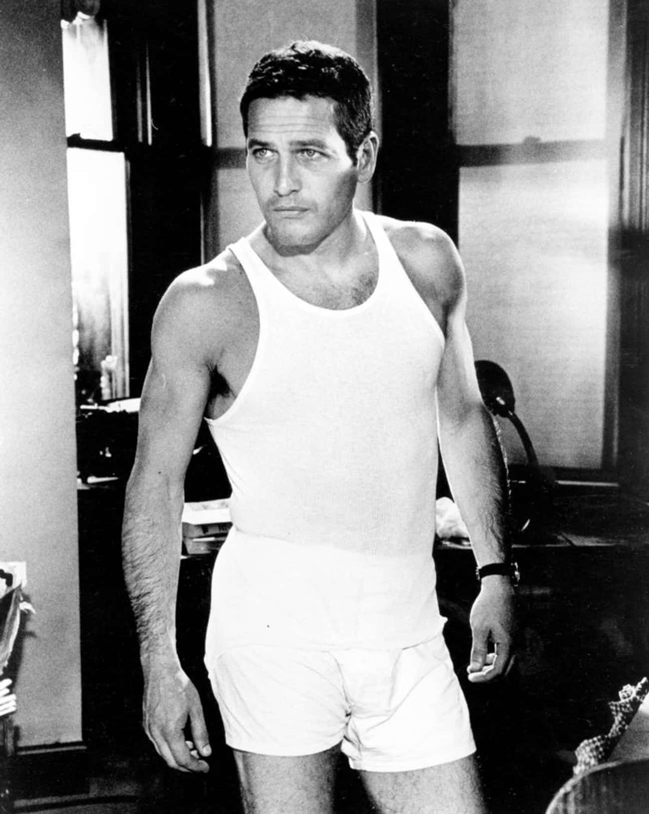 Young Paul Newman in Underwear