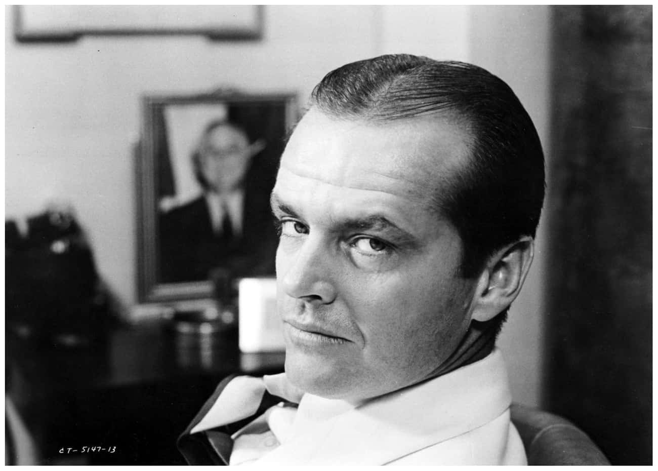 Young Jack Nicholson Closeup Side Profile Shot