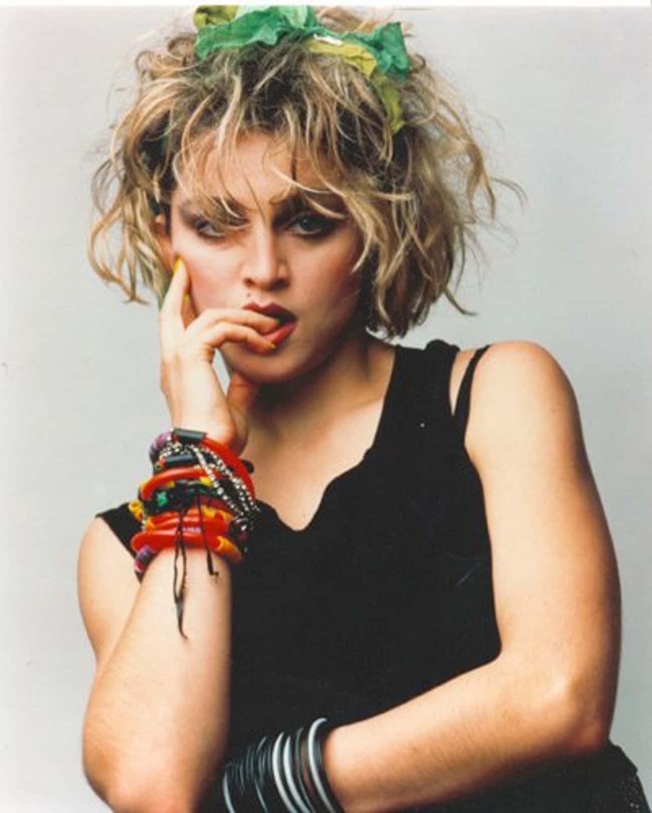 A Younger Madonna As The Bracelet Queen