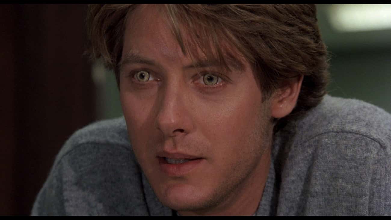 Young James Spader in Gray Sweater