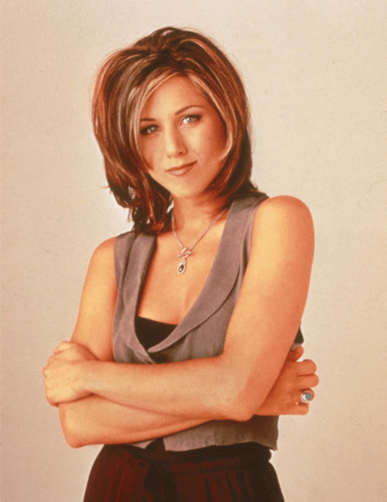 Young Jennifer Aniston on the Set of Friends