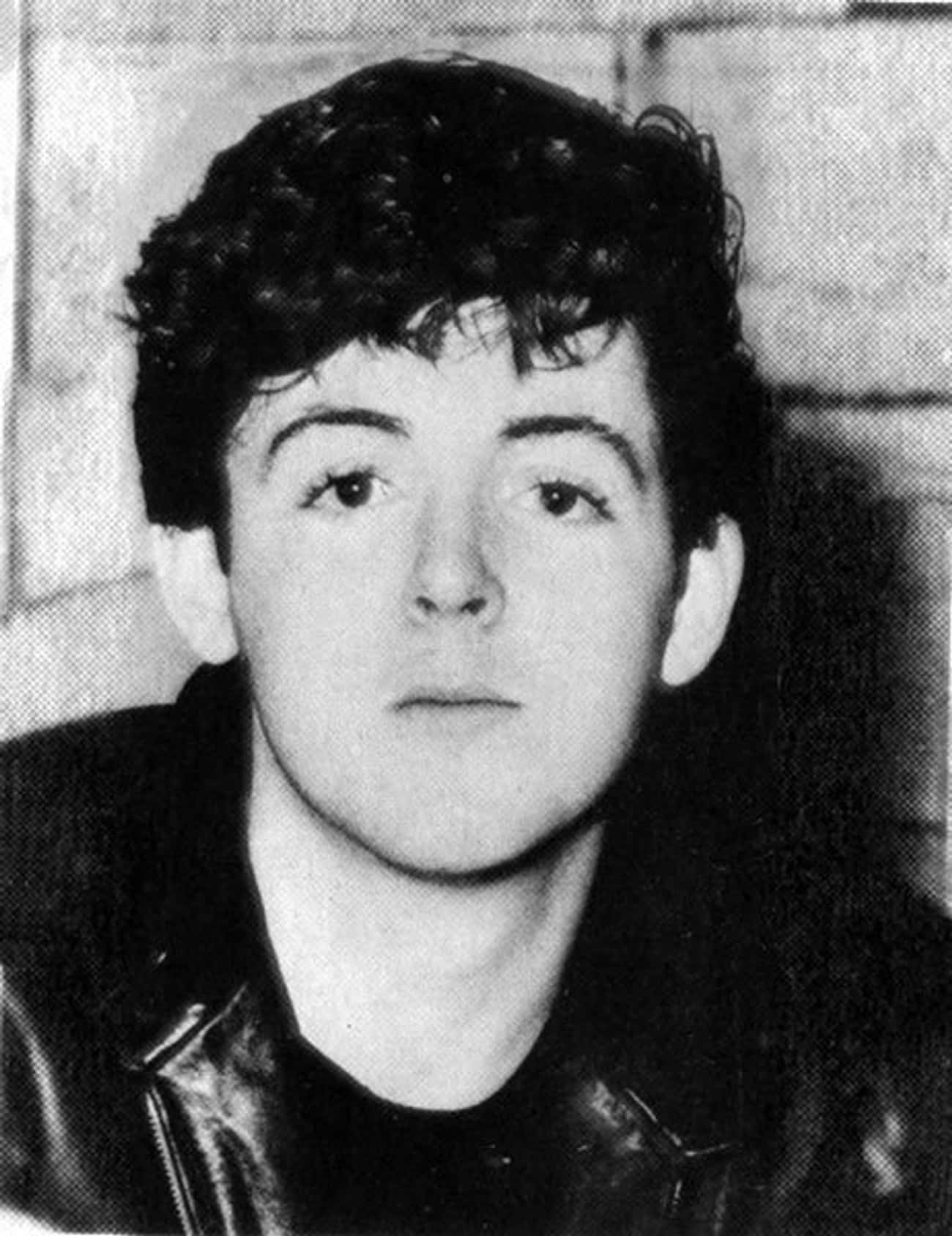Young Paul McCartney in a Black Leather Jacket